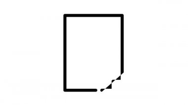 Robot görev listesi siyah simge canlandırması