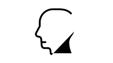 Damar tıkanıklığı, soğuk ter siyah simge animasyonu