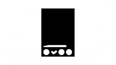 tıbbi anket simgesi canlandırması