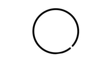 hücre bölümü siyah simge canlandırması