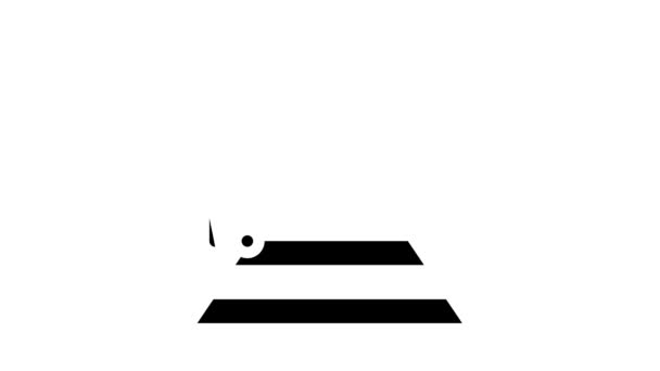 Maslow piramis glyph ikon animáció — Stock videók