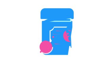 Antidepresan uyuşturucu paketi renk canlandırması