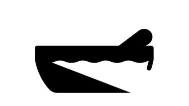 çorba baharatlı siyah yemek ikonu animasyonu