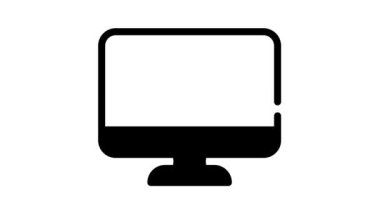 fobi testi siyah simge canlandırması