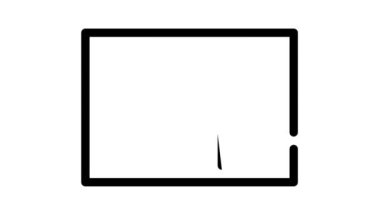 Luscher test siyah simge canlandırması