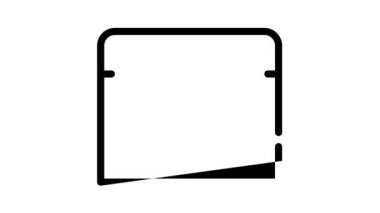 takvim tarihi doğum günü partisi siyah simge canlandırması