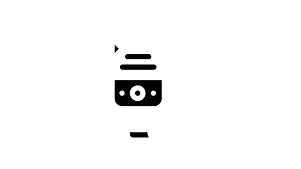 调优字符串字形图标动画的调谐器 — 图库视频影像