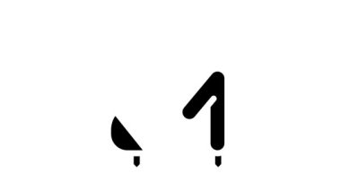 Doğum günü sembolü animasyonunda mum yakmak