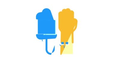 tıbbi damlatıcı tedavisi renk canlandırması