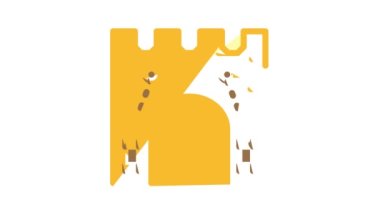 antik kale renk canlandırmasının ızgara hedefi