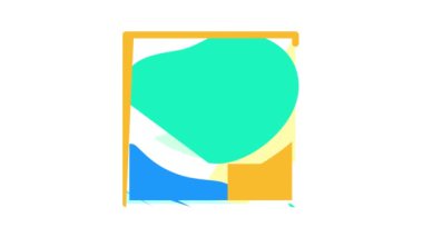 topografik harita renk canlandırması