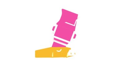 Havan topu rengi simgesi canlandırması