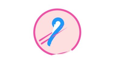 HIV AIDS hastalığının durması Renk simgesi canlandırması