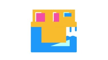 bodrum su geçirmez sistem renk simgesi canlandırması