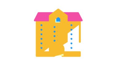 üniversite binası renk canlandırması