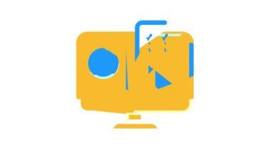 Öğrenci renk canlandırması ile çevrimiçi iletişim öğretmeni