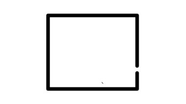 ev işi planlaması siyah simge canlandırması