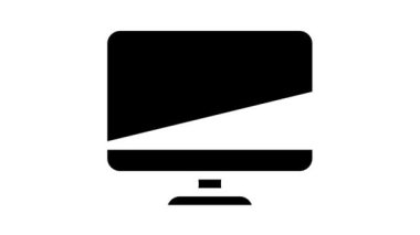 çevrimiçi glifli simge canlandırmasına bağlı hacker