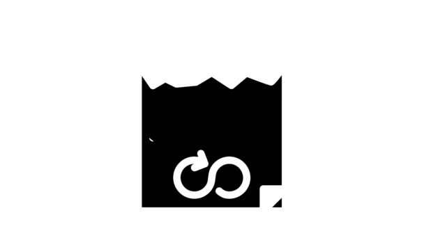 Animace ikon svišťového dne — Stock video
