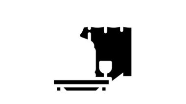 ev glyph simge animasyonunda çalışmak