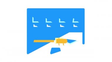 kukla bıçaklar renk simgesi canlandırmasını ayarlar