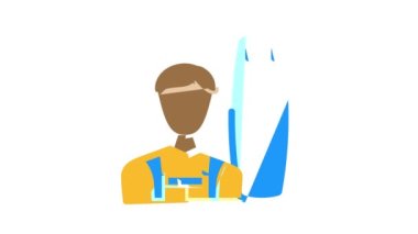 wakeboard spor renk canlandırması