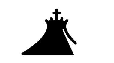 Kutsal Bakire Meryem 'in metropolitan katedrali, Brezilya siyah simge animasyonu