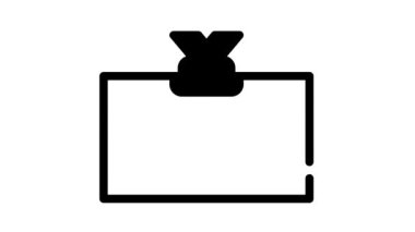 satıcı rozeti siyah simge canlandırması