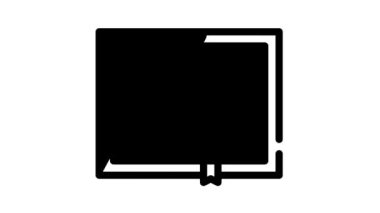 çizgi roman siyah simge animasyonu