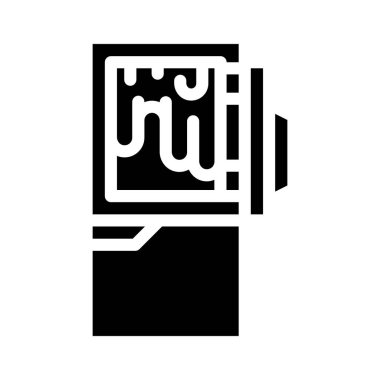 Buzdolabı sembolü çizim simgesi çözünüyor