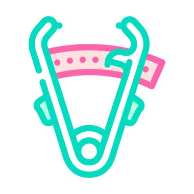 kalibre araç renk simgesi vektörü. kalibre araç işareti. izole edilmiş sembol çizimi