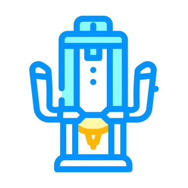 Flazer araç renk simgesi vektörü. Flazer alet tabelası. izole edilmiş sembol çizimi