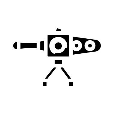 Plastik boru glifleri ikon vektörü için lehim demiri. Plastik borular için lehimleme demiri. izole edilmiş çizgi simgesi siyah illüstrasyon