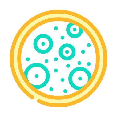 e700 - e799 antibiyotik renk ikonu vektörü. e700 - e799 antibiyotik işareti. izole edilmiş sembol çizimi