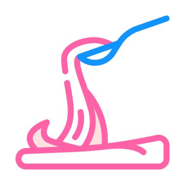 maltodextrin melas renk ikonu vektörü. Maltodextrin pekmez işareti. izole edilmiş sembol çizimi