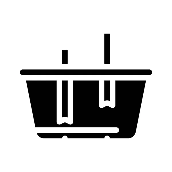 Vettore Icona Glifo Costruttore Lunchbox Lunchbox Costruttore Segno Isolata Contorno — Vettoriale Stock