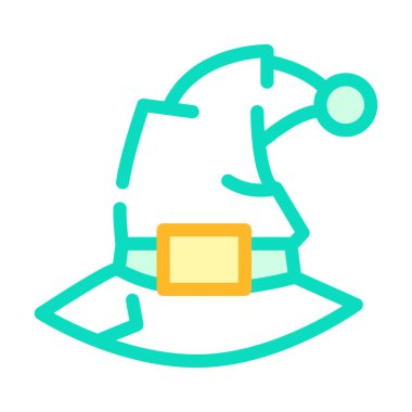 fantezi olayı renk ikonu vektörü. Fantastik olay işareti. izole edilmiş sembol çizimi