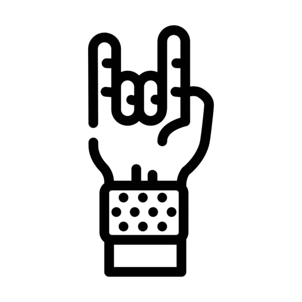 Вектор Піктограми Рок Фестивалю Рок Фестиваль Знак Події Ізольований Символ — стоковий вектор