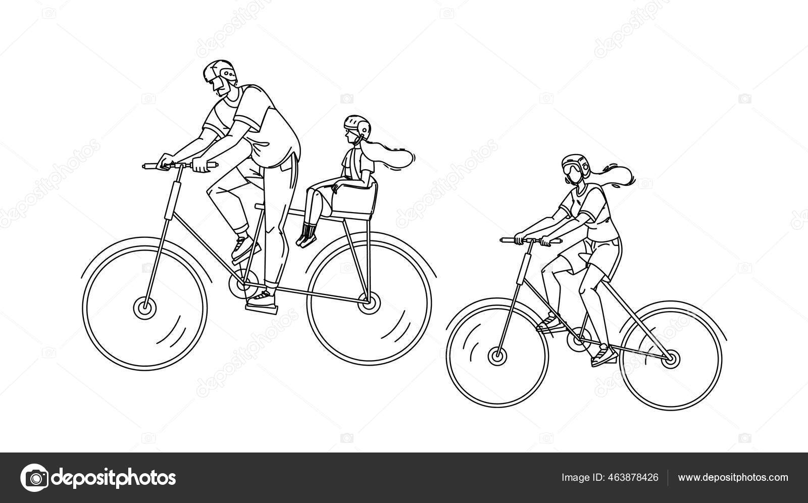 Cyclistes Velo Ensemble Vector Art Stock Images Depositphotos