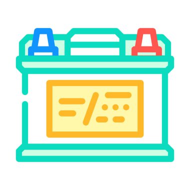 pil rengi vektör çizimi