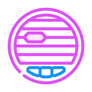 Klima rengi ikon vektör illüstrasyonu