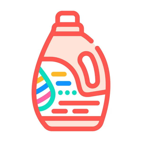 Color preservation detergent color icon vector illustration — Stock Vector