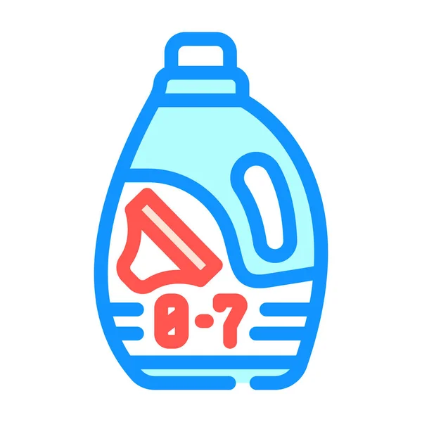 Baby powder detergent color icon vector illustration — Stock Vector