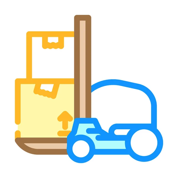 Loader wholesale color icon vector illustration — Stock vektor