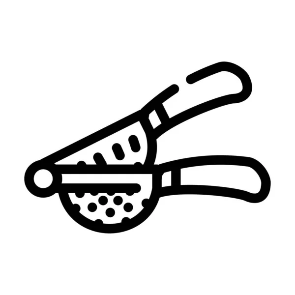 Juicer bartender line icon vector illustration — стоковый вектор