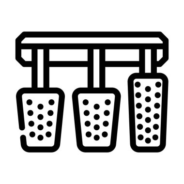 pedals car line icon vector illustration