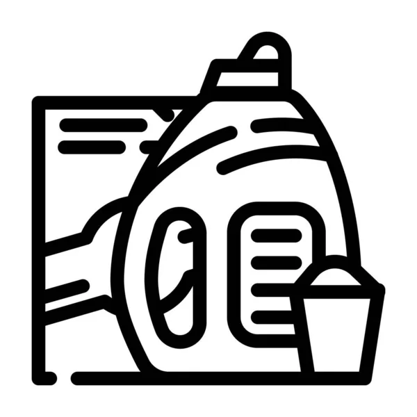 Color preservation detergent line icon vector illustration — Διανυσματικό Αρχείο