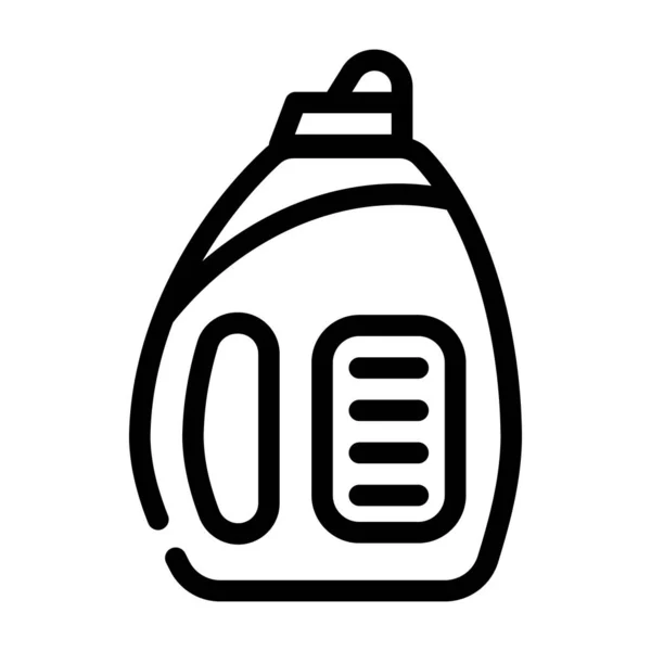 Liquid detergent line icon vector illustration — Wektor stockowy