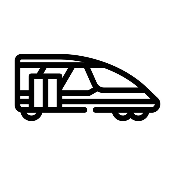 Zug Transport Linie Symbol Vektor Illustration — Stockvektor