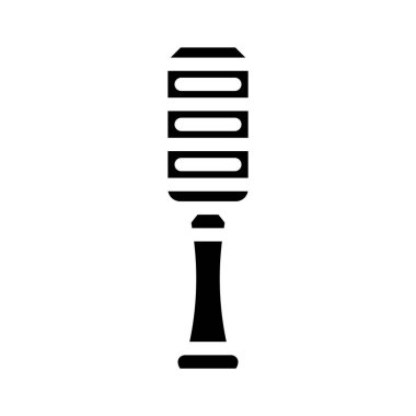 grater bartender glyph icon vector illustration